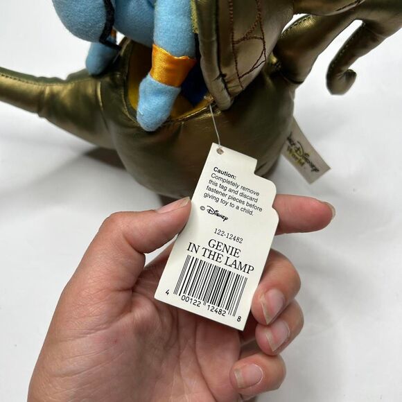 vintage 90s 1990s retro aesthetic Disney Genie plush from Aladdin - Picture 3 of 8